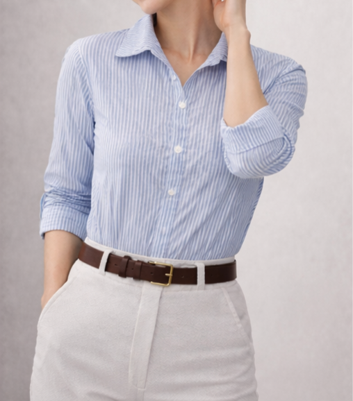 Women's Old Money Oxford Strips
