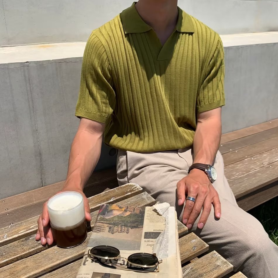 The Mayfair Ribbed Polo