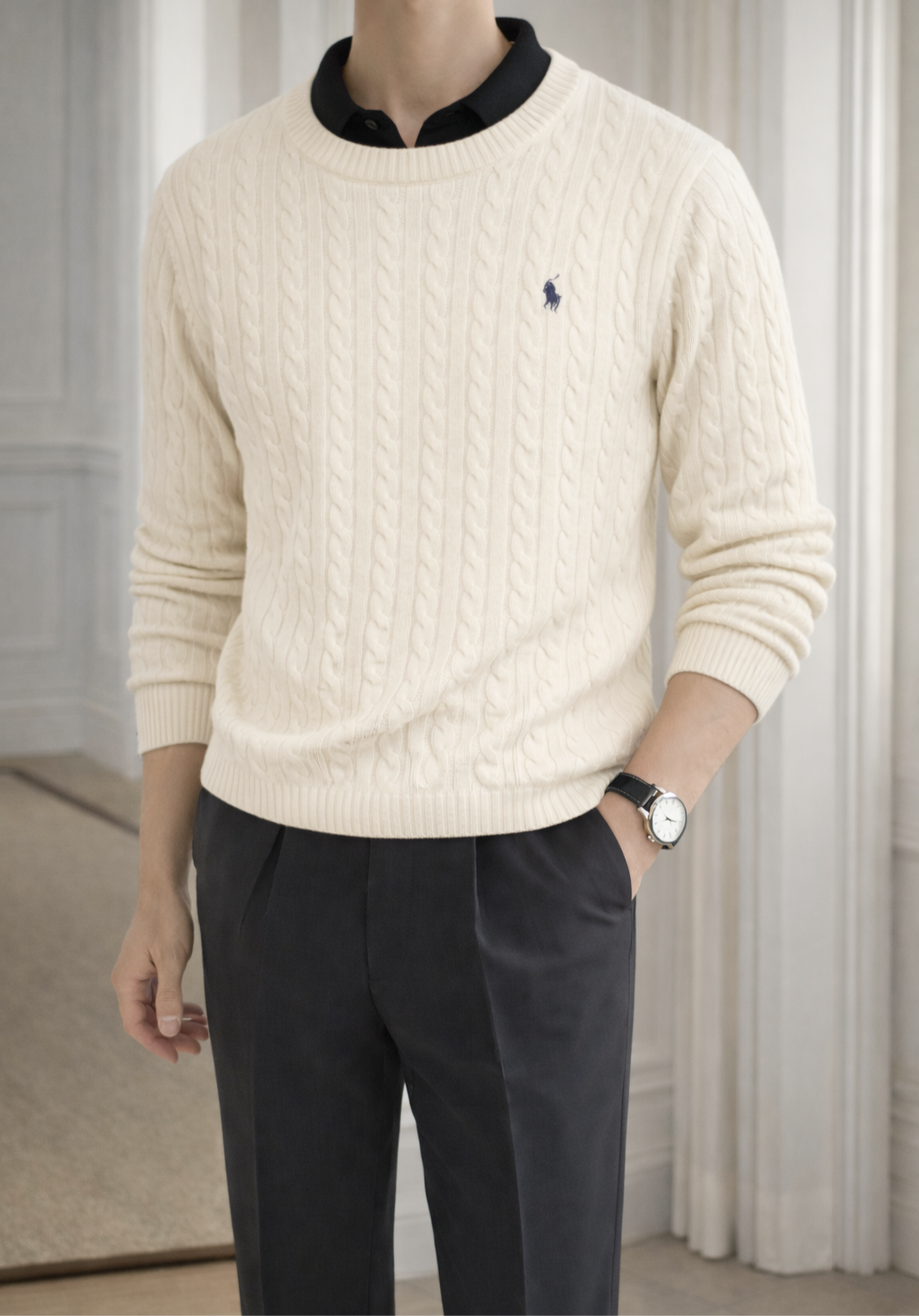 The Harrington Cable Knit Sweater