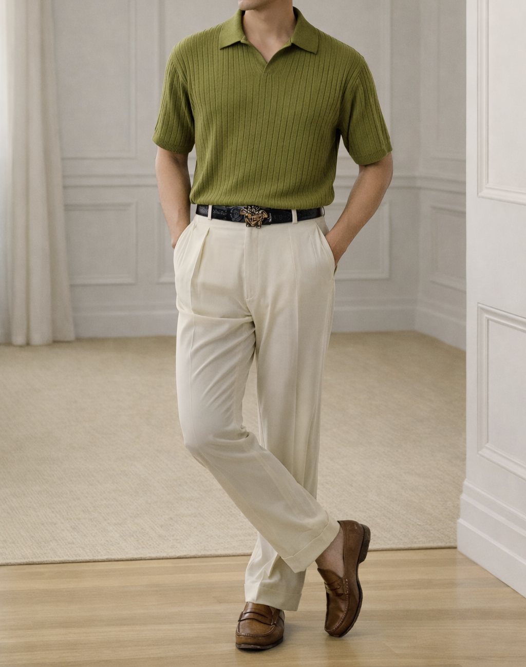 The Mayfair Ribbed Polo