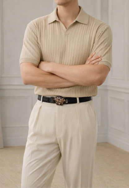 The Mayfair Ribbed Polo