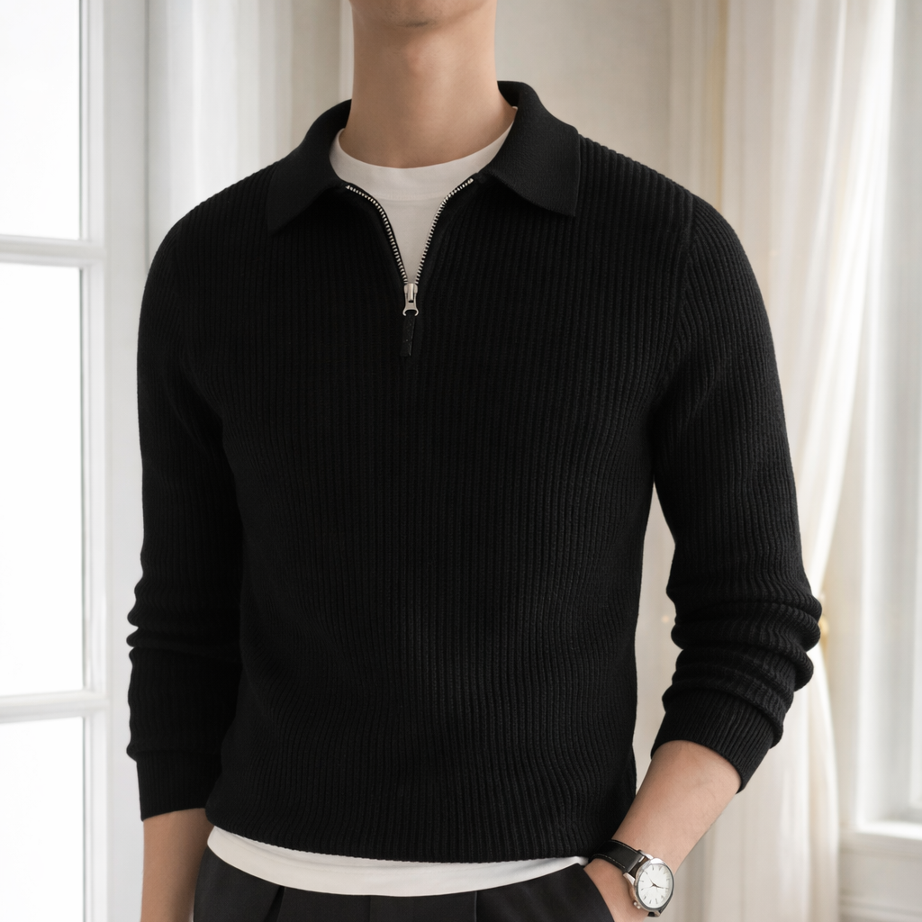 The Windsor Zip Sweater