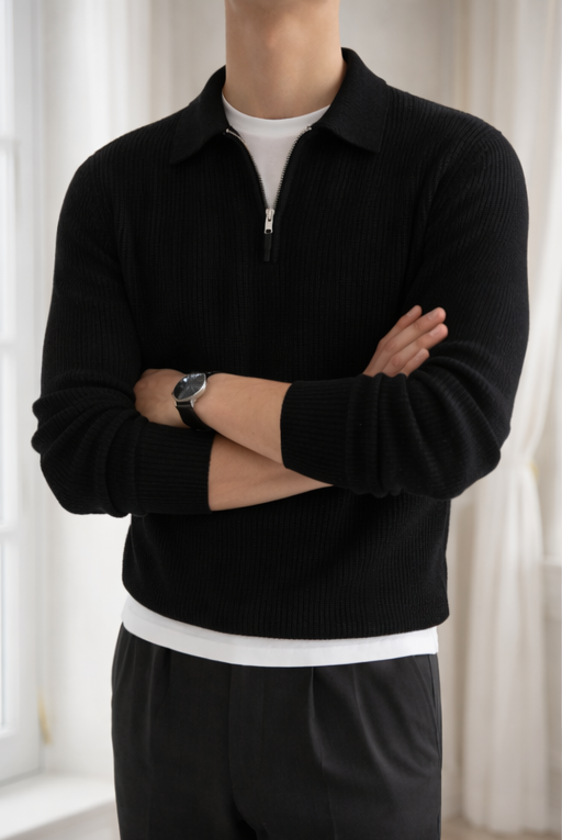 The Windsor Zip Sweater