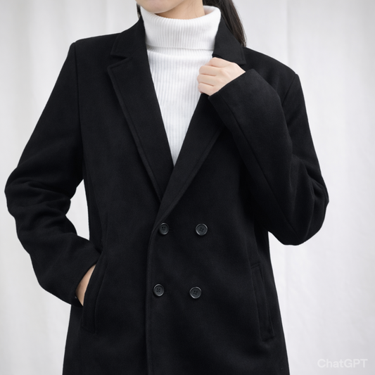 Classic Wool Overcoat – Women