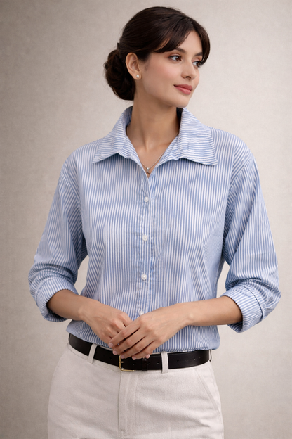 Women's Old Money Oxford Strips