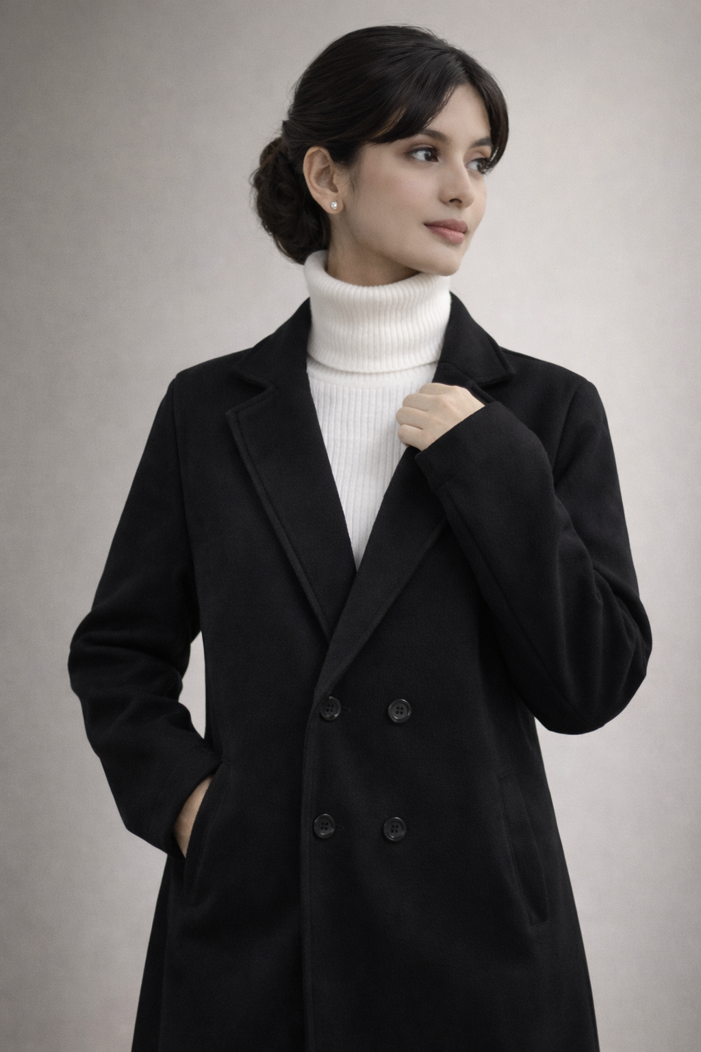 Classic Wool Overcoat – Women