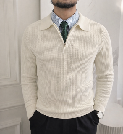 The Windsor Zip Sweater