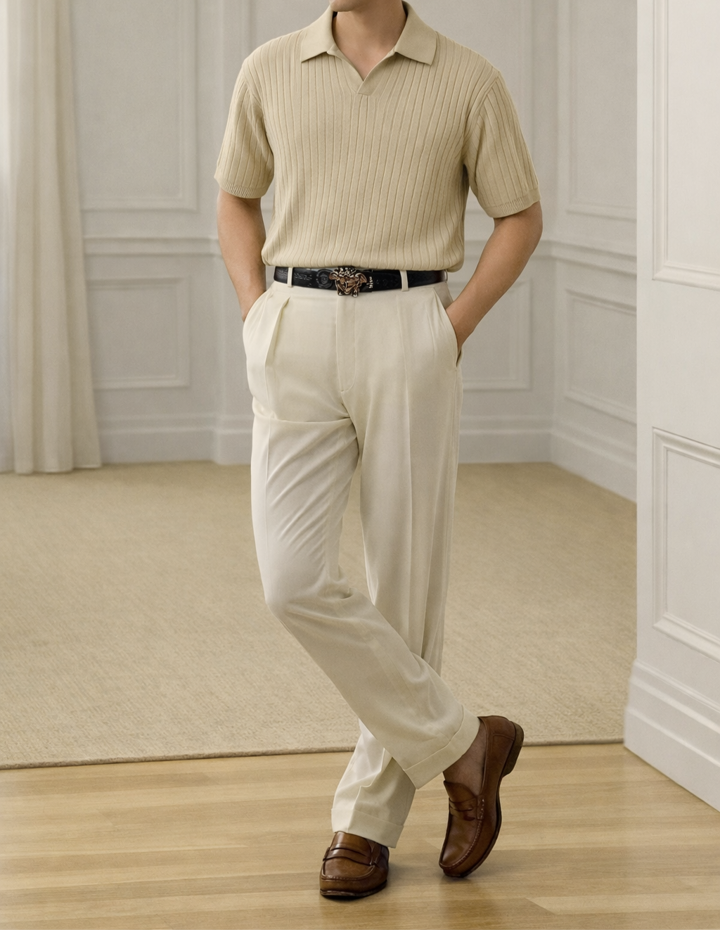 The Mayfair Ribbed Polo