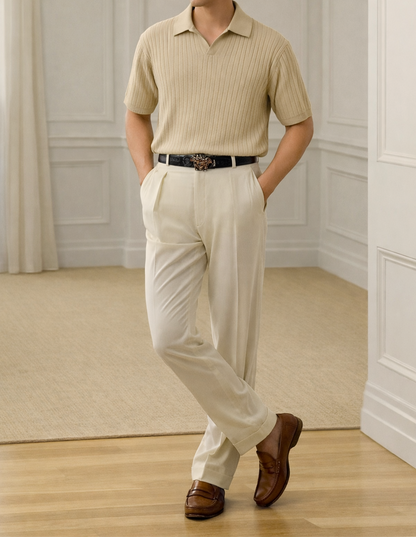 The Mayfair Ribbed Polo