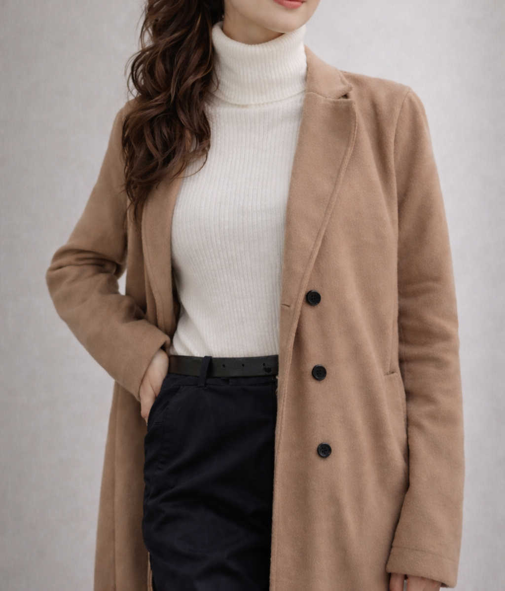Classic Wool Overcoat – Women