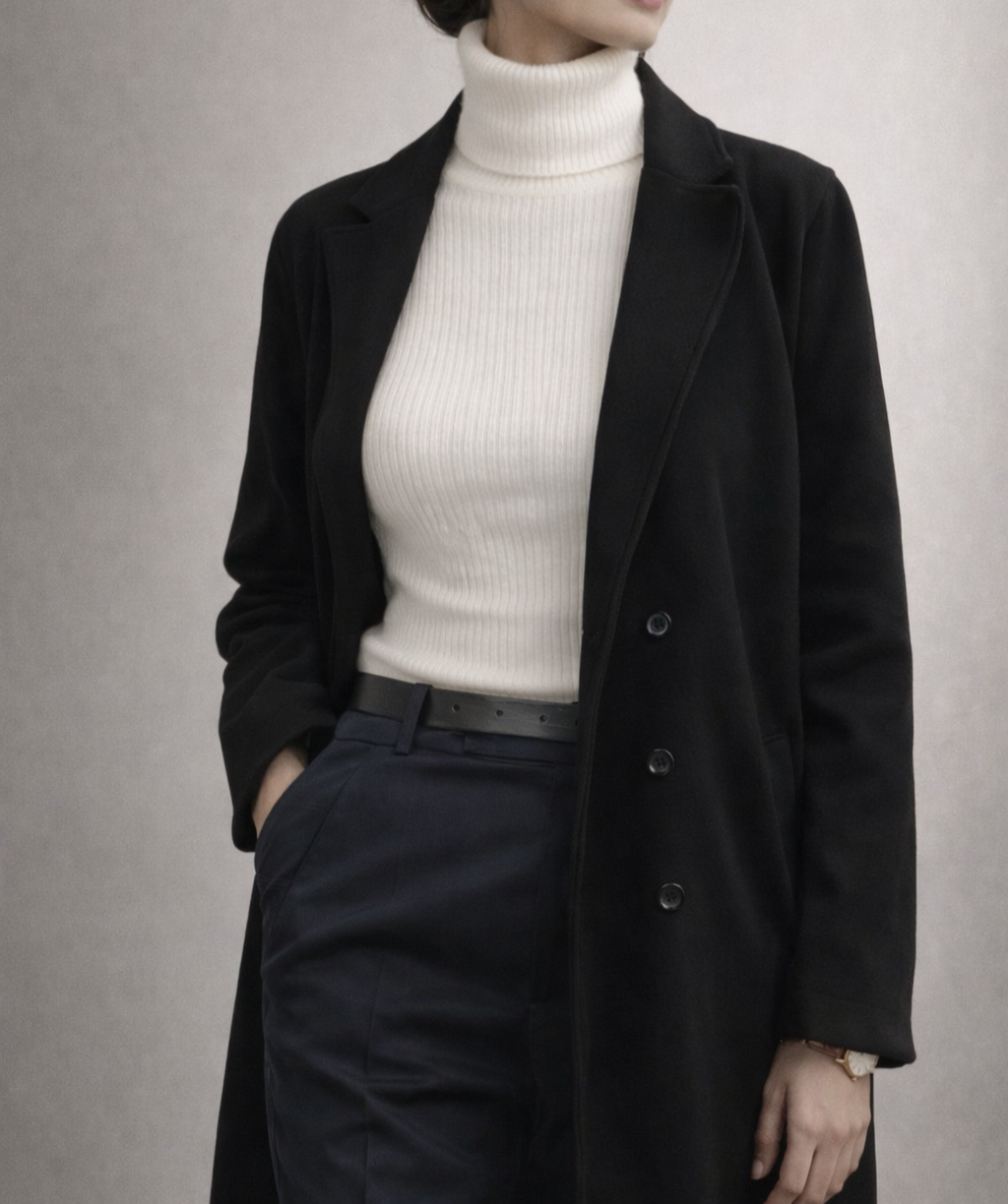 Classic Wool Overcoat – Women