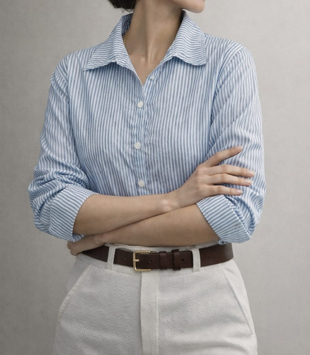 Women's Old Money Oxford Strips