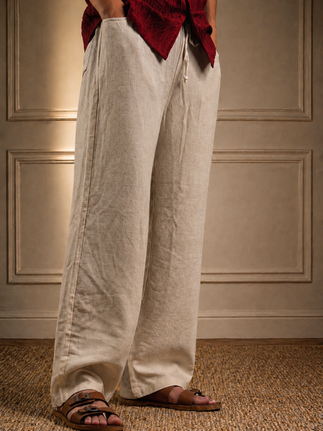 Hampton Ivory Trousers