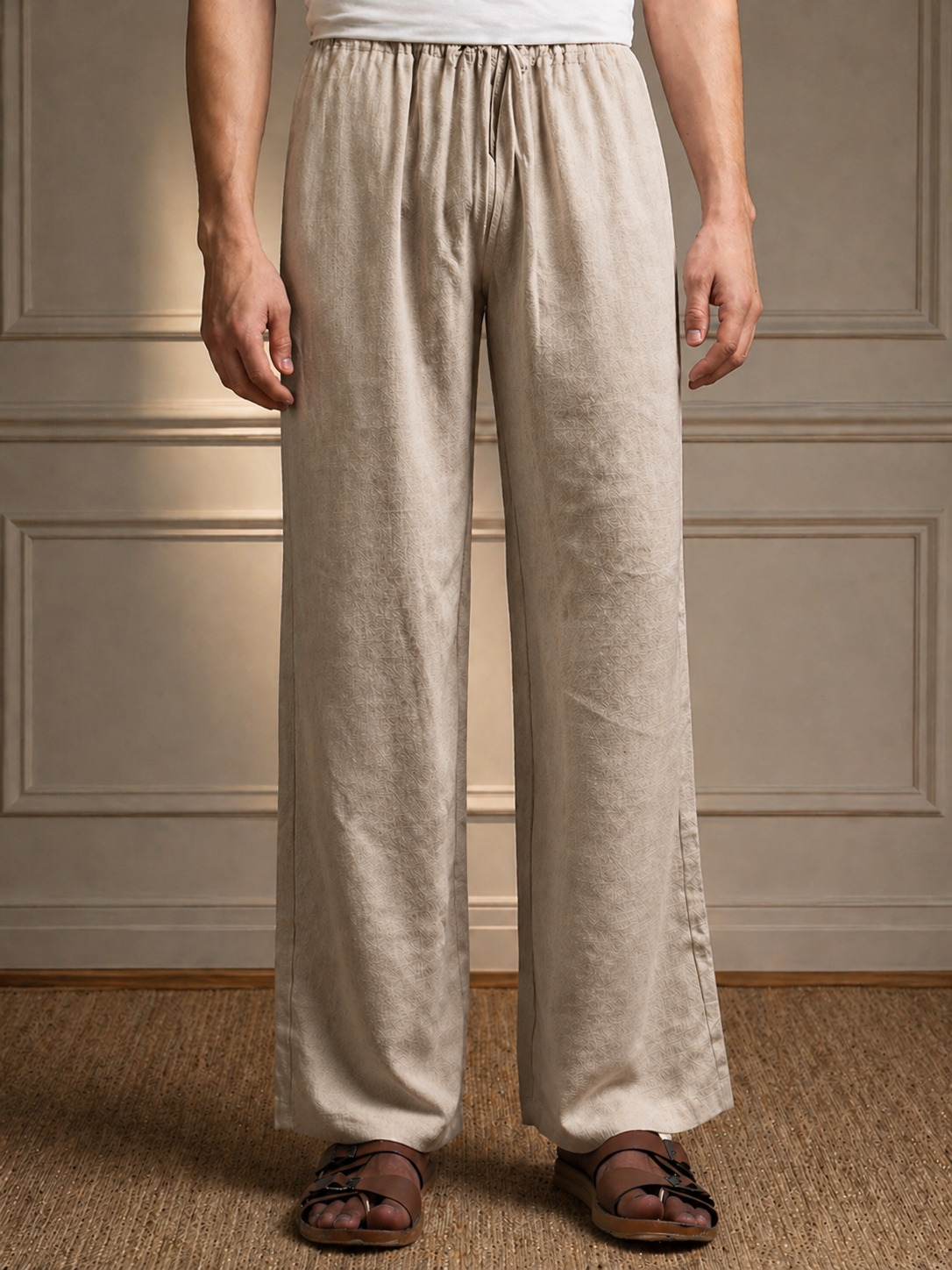 Hampton Ivory Trousers