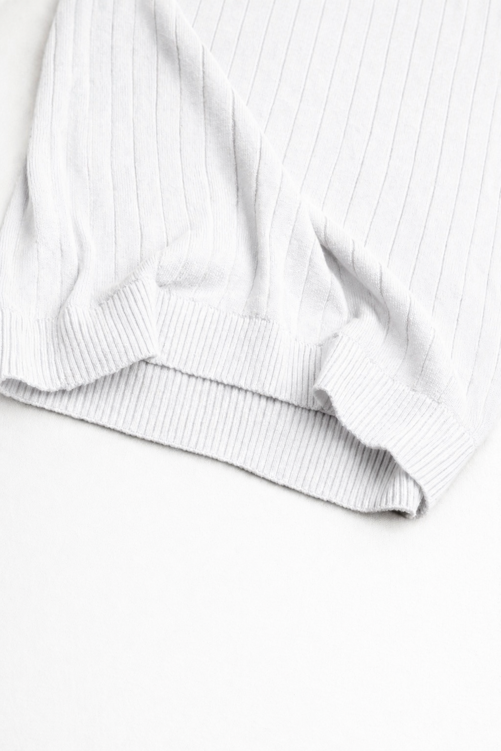 The Ascot Ribbed Long-Sleeve
